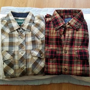 Men's, long sleeve, button down shirts, size small